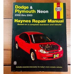 Haynes Repair Manual. Dodge & plymouth neon. 2000-2003. #30036